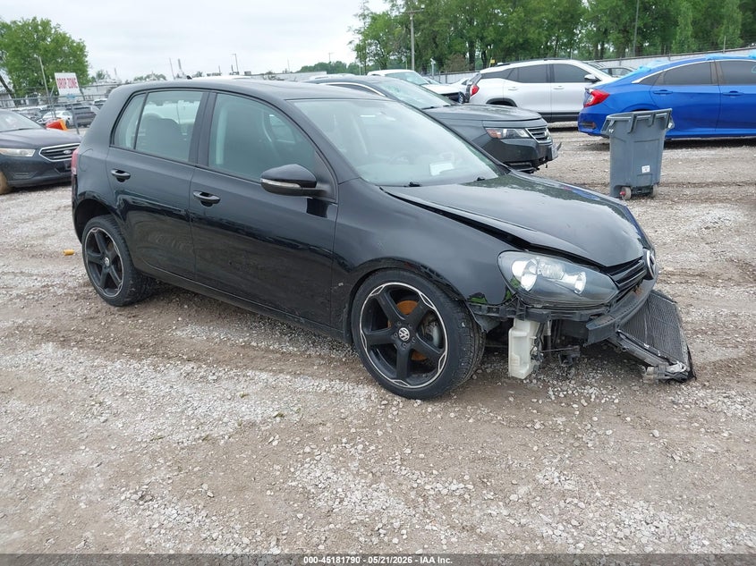 2013 Volkswagen Golf VIN WVWDB7AJ4DW137666 IAAI salvage auction — FRONT END, Salvage (Missouri), sold $100 on 2026-07-06 (photo 1)