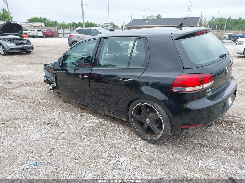 2013 Volkswagen Golf VIN WVWDB7AJ4DW137666 IAAI salvage auction — FRONT END, Salvage (Missouri), sold $100 on 2026-07-06 (photo 3)