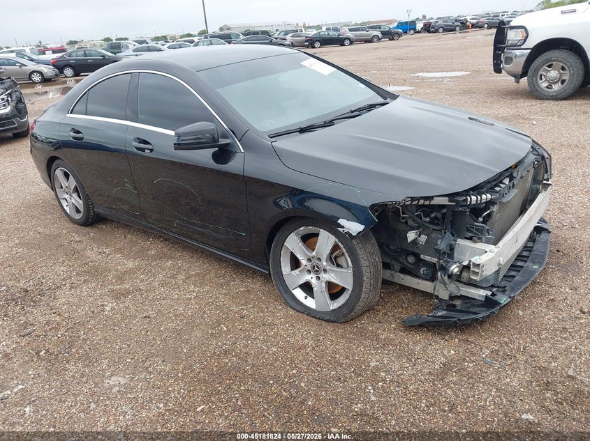 2018 Mercedes-benz Cla-klasse VIN WDDSJ4EB3JN587425 IAAI salvage auction — FRONT END, Original (Texas), sold $4,150 on 2026-08-05 (photo 1)