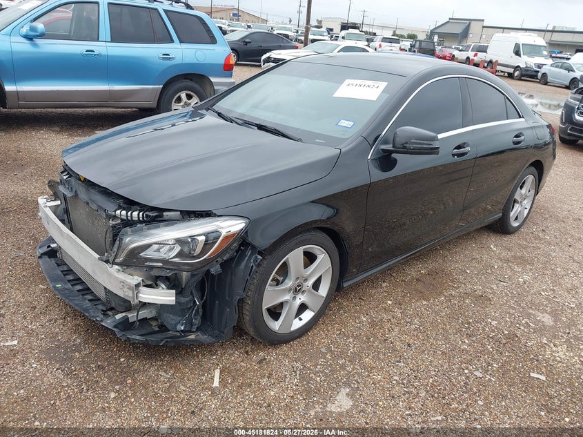 2018 Mercedes-benz Cla-klasse VIN WDDSJ4EB3JN587425 IAAI salvage auction — FRONT END, Original (Texas), sold $4,150 on 2026-08-05 (photo 2)