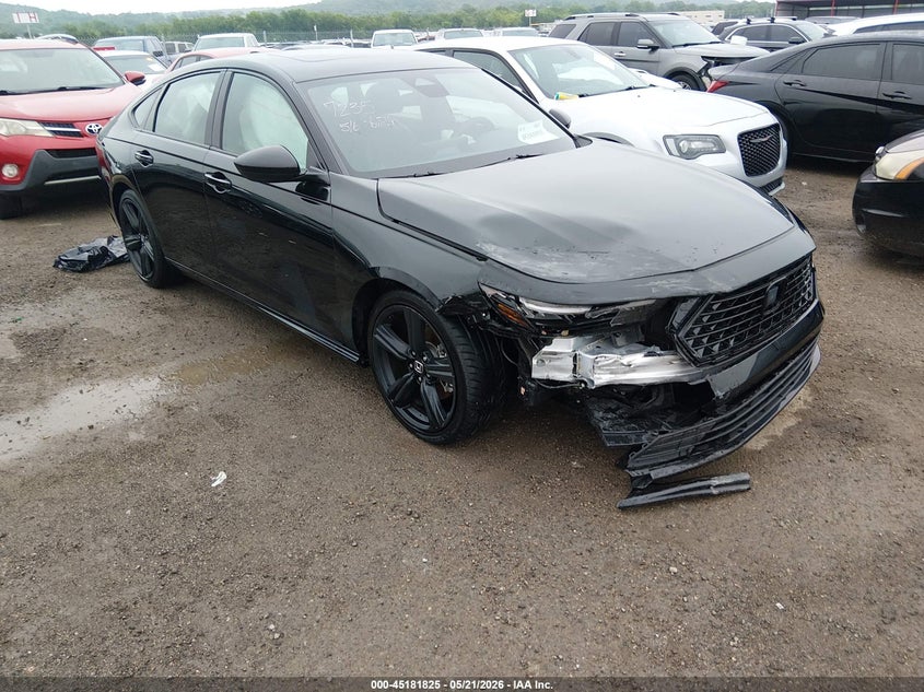 2025 Honda Accord VIN 1HGCY2F72SA024739 IAAI salvage auction — FRONT END, Clear (Oklahoma), sold $9,000 on 2026-07-28 (photo 1)