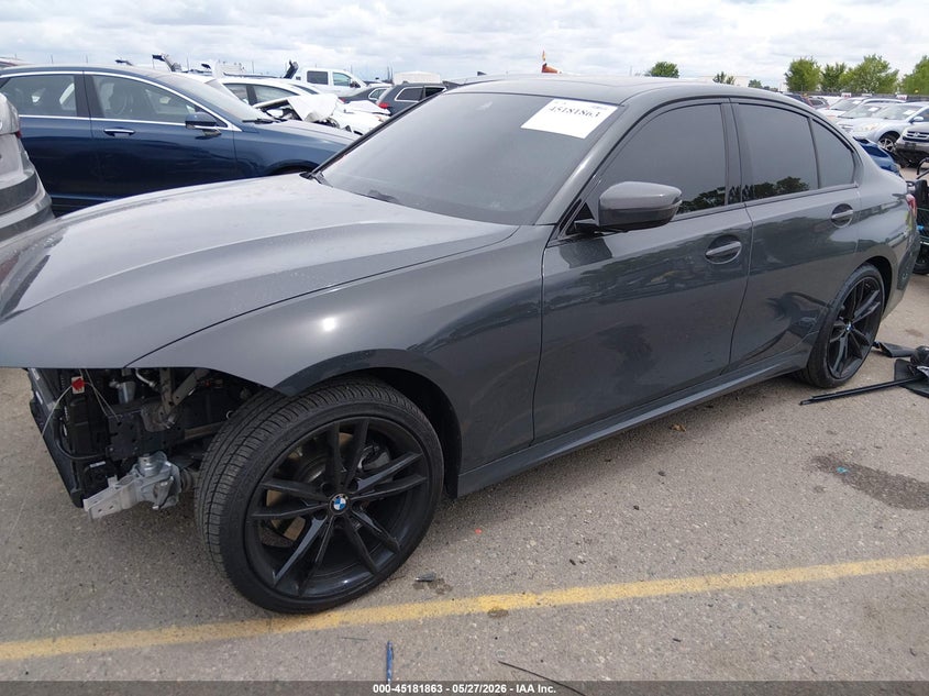 2023 BMW 3er VIN 3MW89FF06P8D39023 IAAI salvage auction — FRONT END, Salvage Title, sold $18,700 on 2026-07-28 (photo 2)