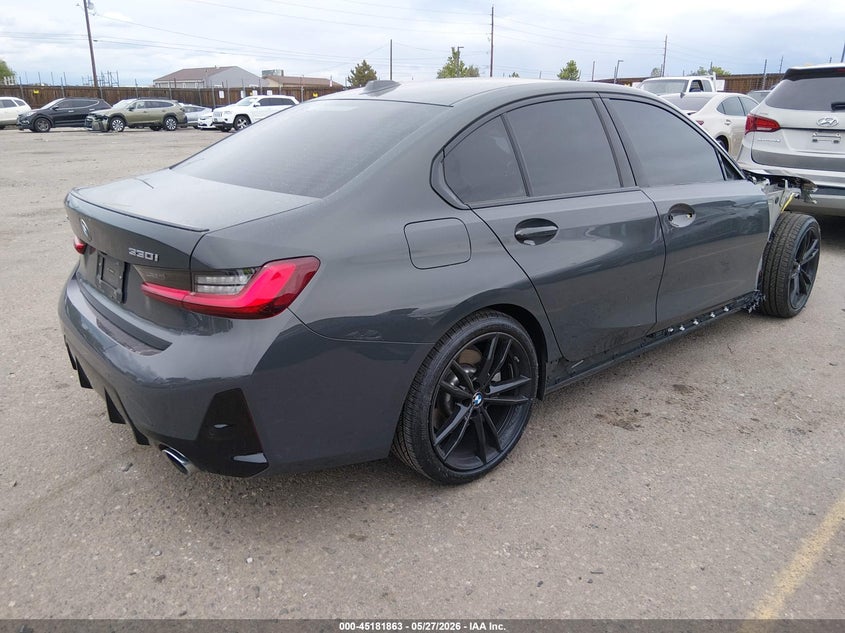2023 BMW 3er VIN 3MW89FF06P8D39023 IAAI salvage auction — FRONT END, Salvage Title, sold $18,700 on 2026-07-28 (photo 4)