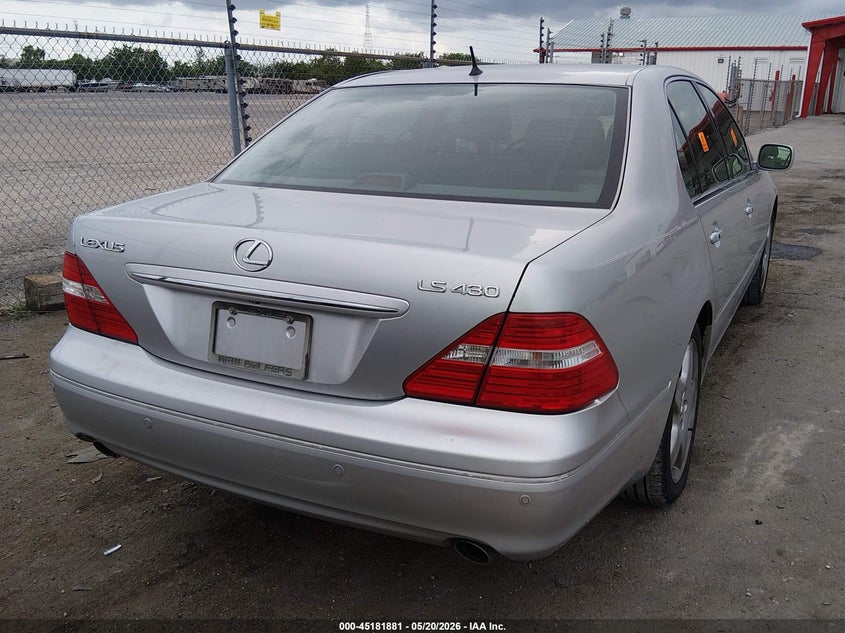 2006 Lexus Ls VIN JTHBN36F365049940 IAAI salvage auction — BIO HAZARD, Salvage (Louisiana), sold $1,150 on 2026-07-27 (photo 4)