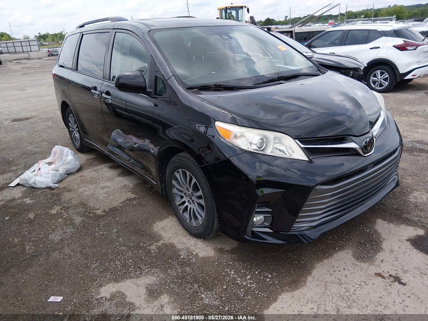 2020 Toyota Sienna VIN 5TDYZ3DC7LS063614 IAAI salvage auction — HAIL, Salvage Title, sold $12,600 on 2026-07-31 (photo 1)