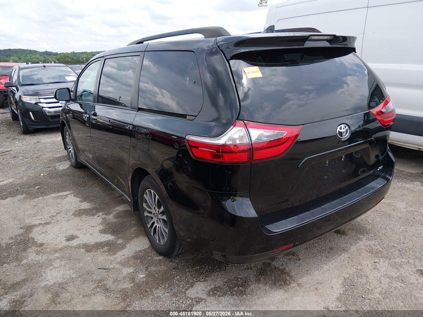 2020 Toyota Sienna VIN 5TDYZ3DC7LS063614 IAAI salvage auction — HAIL, Salvage Title, sold $12,600 on 2026-07-31 (photo 3)