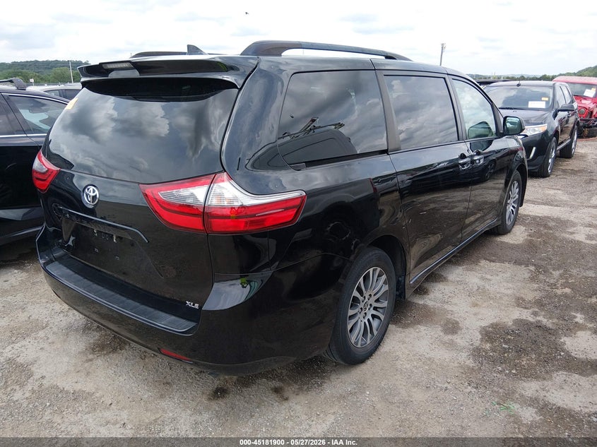 2020 Toyota Sienna VIN 5TDYZ3DC7LS063614 IAAI salvage auction — HAIL, Salvage Title, sold $12,600 on 2026-07-31 (photo 4)
