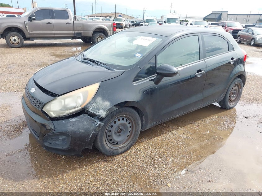 2012 Kia Rio VIN KNADM5A35C6069728 IAAI salvage auction — NORMAL WEAR, Original (Texas), sold $275 on 2026-07-08 (photo 2)