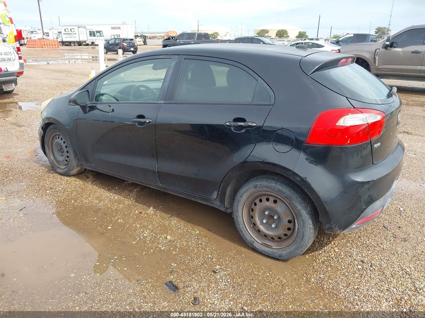2012 Kia Rio VIN KNADM5A35C6069728 IAAI salvage auction — NORMAL WEAR, Original (Texas), sold $275 on 2026-07-08 (photo 3)