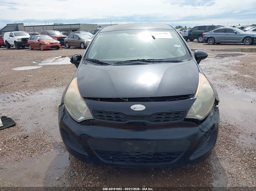 2012 Kia Rio VIN KNADM5A35C6069728 IAAI salvage auction — NORMAL WEAR, Original (Texas), sold $275 on 2026-07-08 (photo 6)