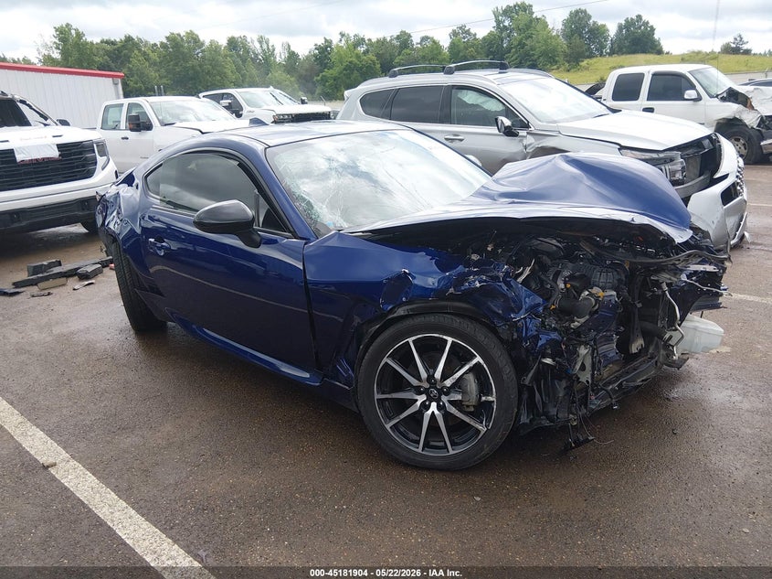 2022 Toyota Gr 86 VIN JF1ZNBC15N8751943 IAAI salvage auction — FRONT END, Salvage (Mississippi), sold $600 on 2026-07-16 (photo 1)