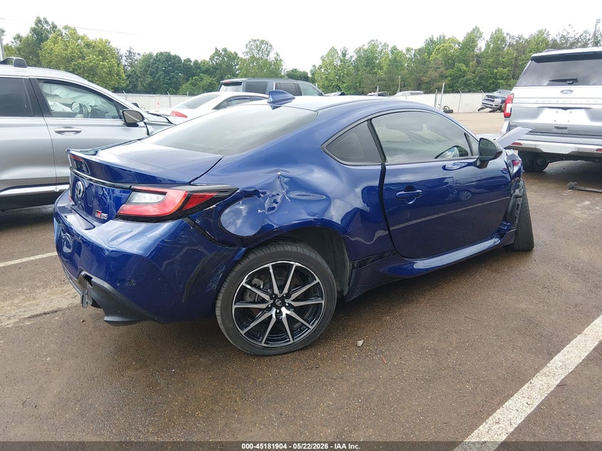 2022 Toyota Gr 86 VIN JF1ZNBC15N8751943 IAAI salvage auction — FRONT END, Salvage (Mississippi), sold $600 on 2026-07-16 (photo 4)