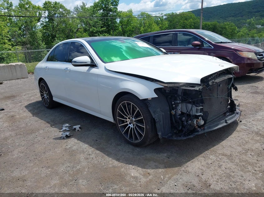 2017 Mercedes-benz E-klasse VIN WDDZF4KB1HA101054 IAAI salvage auction — FRONT END, Salvage (New Jersey), sold $7,300 on 2026-07-30 (photo 1)