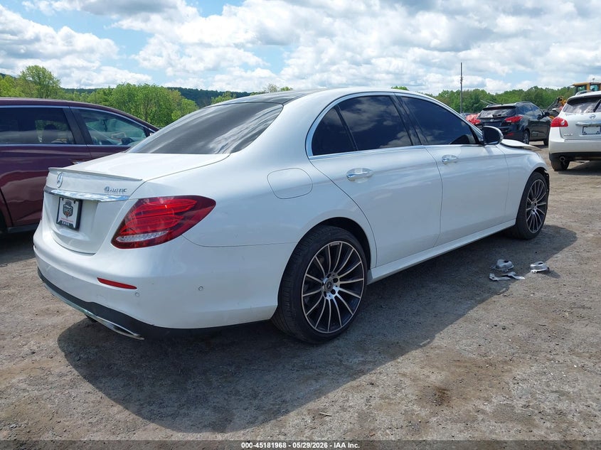 2017 Mercedes-benz E-klasse VIN WDDZF4KB1HA101054 IAAI salvage auction — FRONT END, Salvage (New Jersey), sold $7,300 on 2026-07-30 (photo 4)