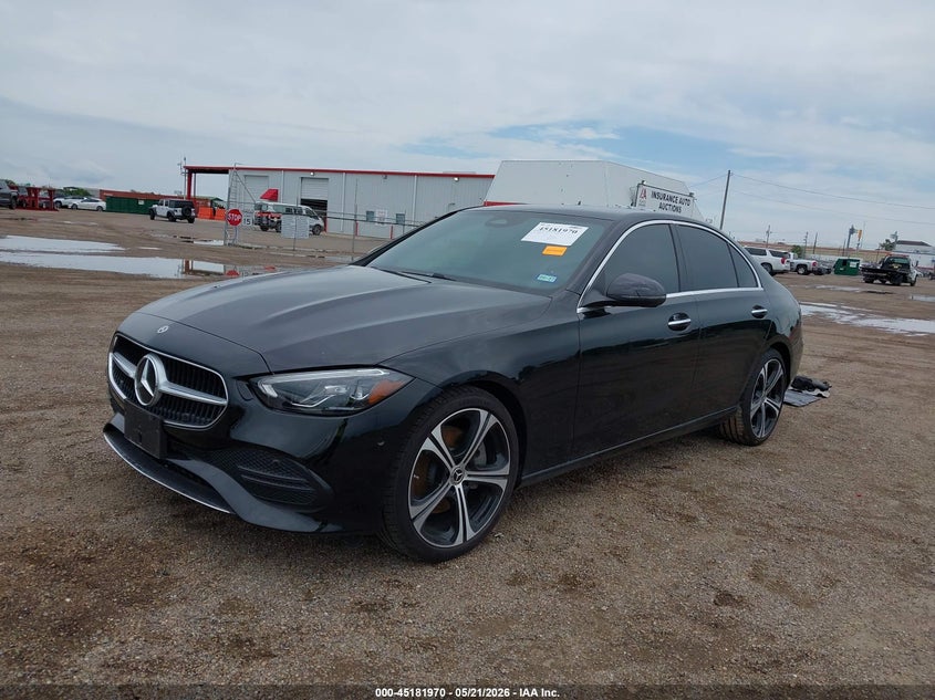 2025 Mercedes-benz C-klasse VIN W1KAF4GB0SR275339 IAAI salvage auction — ENGINE DAMAGE, Salvage (Texas), sold $18,750 on 2026-07-07 (photo 2)