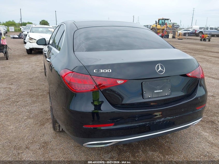 2025 Mercedes-benz C-klasse VIN W1KAF4GB0SR275339 IAAI salvage auction — ENGINE DAMAGE, Salvage (Texas), sold $18,750 on 2026-07-07 (photo 6)