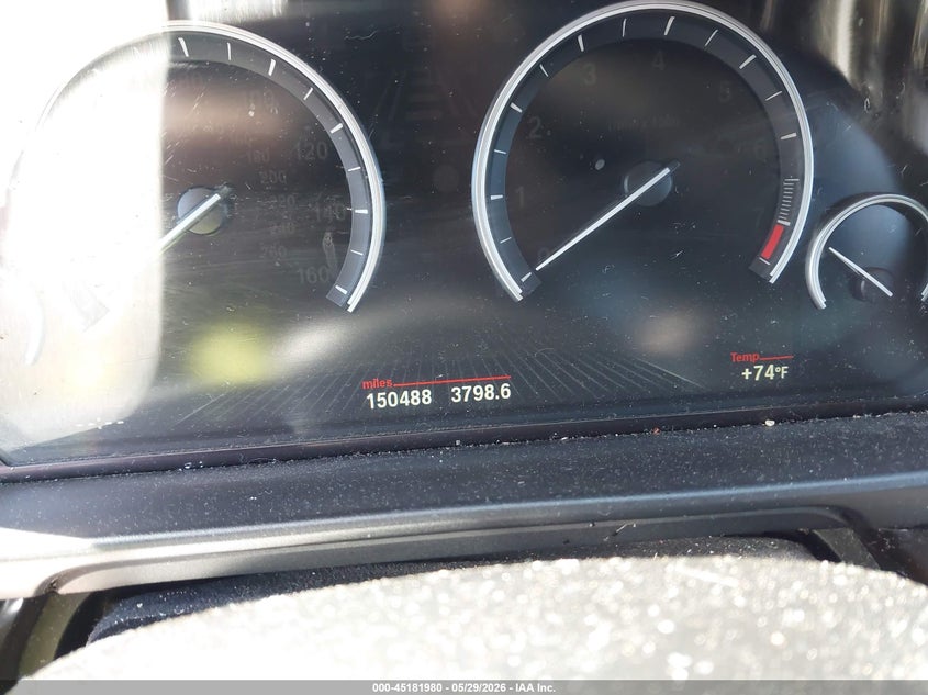2014 BMW 5er VIN WBA5B3C51ED537370 IAAI salvage auction — REPOSSESSION, Salvage Title, sold $925 on 2026-07-10 (photo 7)