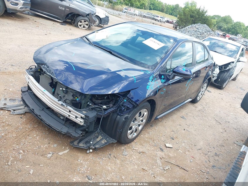 2023 Toyota Corolla VIN 5YFB4MDE6PP002071 IAAI salvage auction — FRONT & REAR, Salvage Title, sold $5,300 on 2026-07-13 (photo 2)