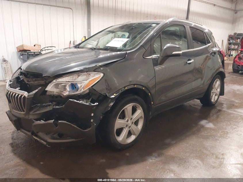 2016 Buick Encore VIN KL4CJGSBXGB732632 IAAI salvage auction — FRONT END, Salvage (Iowa), sold $1,350 on 2026-07-07 (photo 2)
