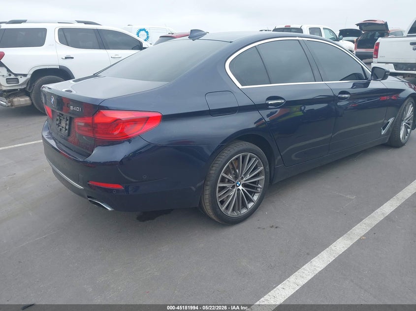 2017 BMW VIN WBAJE5C38HG915235 IAAI salvage auction — LEFT FRONT, Salvage (North Carolina), sold $9,250 on 2026-07-08 (photo 4)