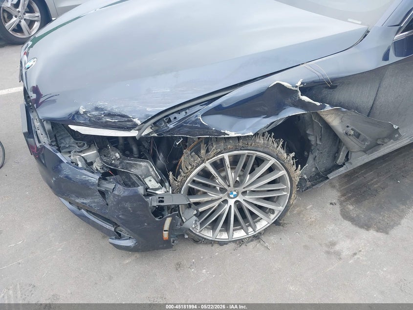 2017 BMW VIN WBAJE5C38HG915235 IAAI salvage auction — LEFT FRONT, Salvage (North Carolina), sold $9,250 on 2026-07-08 (photo 6)