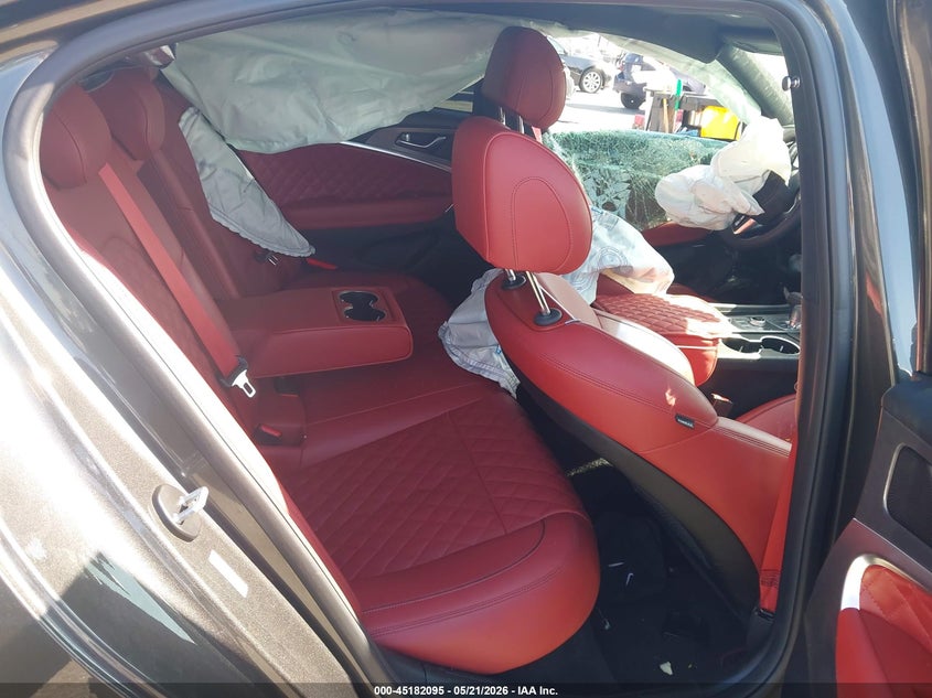2025 Genesis G70 VIN KMTG54SE5SU156998 IAAI salvage auction — FRONT END, Salvage (California), sold $3,775 on 2026-07-21 (photo 8)