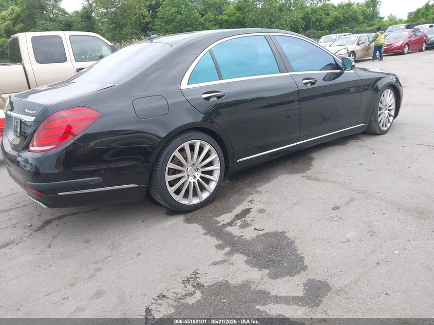 2014 Mercedes-benz S-klasse VIN WDDUG8FB5EA060089 IAAI salvage auction — UNKNOWN, Salvage - Less Than 75% (Maryland), sold $7,375 on 2026-07-17 (photo 4)