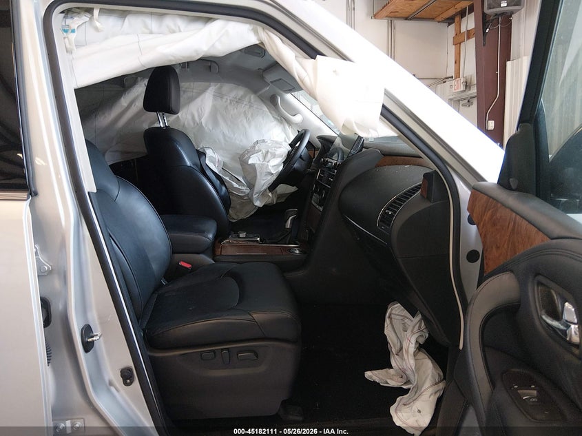 2022 Nissan Armada VIN JN8AY2BC4N9162673 IAAI salvage auction — FRONT END, Salvage (Louisiana), sold $25 on 2026-07-29 (photo 5)