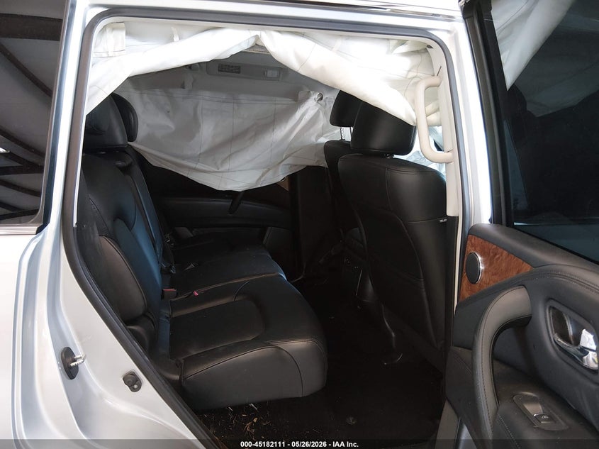 2022 Nissan Armada VIN JN8AY2BC4N9162673 IAAI salvage auction — FRONT END, Salvage (Louisiana), sold $25 on 2026-07-29 (photo 8)