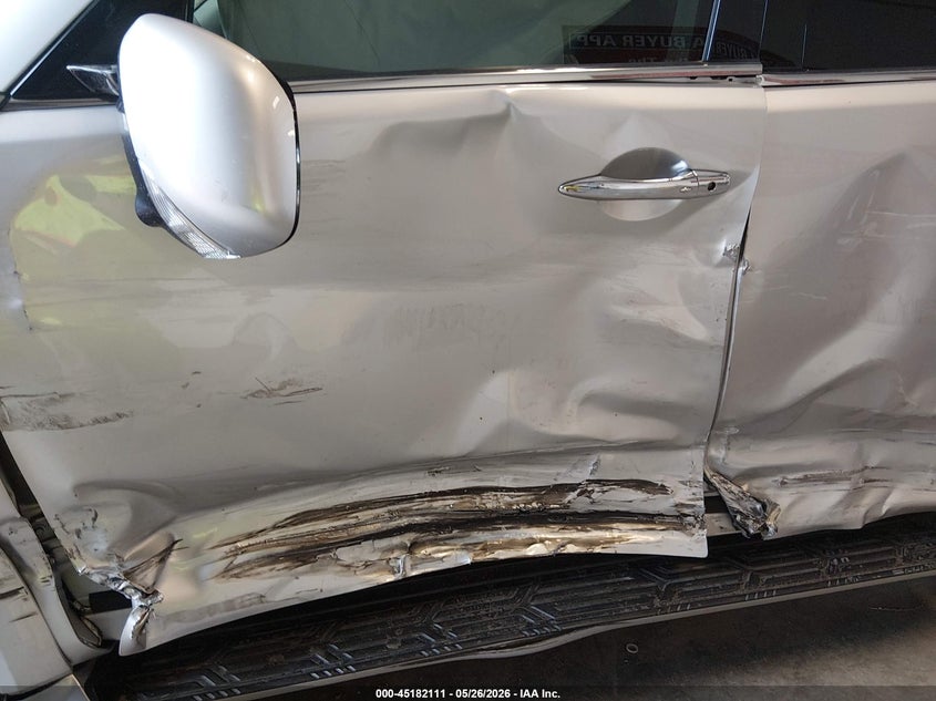 2022 Nissan Armada VIN JN8AY2BC4N9162673 IAAI salvage auction — FRONT END, Salvage (Louisiana), sold $25 on 2026-07-29 (photo 9)