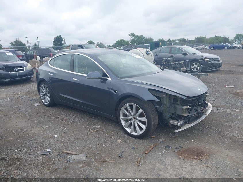 2020 Tesla Model 3 VIN 5YJ3E1EB0LF588924 IAAI salvage auction — FRONT END, Salvage (Virginia), sold $7,800 on 2026-07-17 (photo 1)