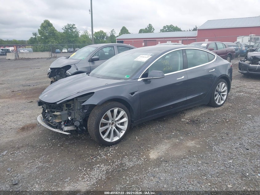 2020 Tesla Model 3 VIN 5YJ3E1EB0LF588924 IAAI salvage auction — FRONT END, Salvage (Virginia), sold $7,800 on 2026-07-17 (photo 2)
