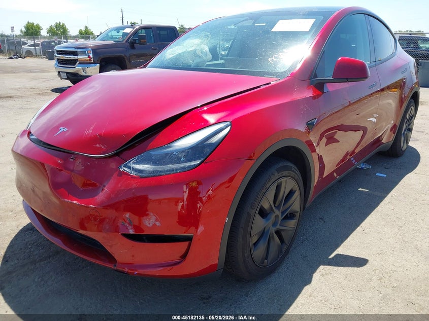 2024 Tesla Model y VIN 7SAYGDED8RF106294 IAAI salvage auction — LEFT FRONT, Salvage (California), sold $10,650 on 2026-07-09 (photo 6)