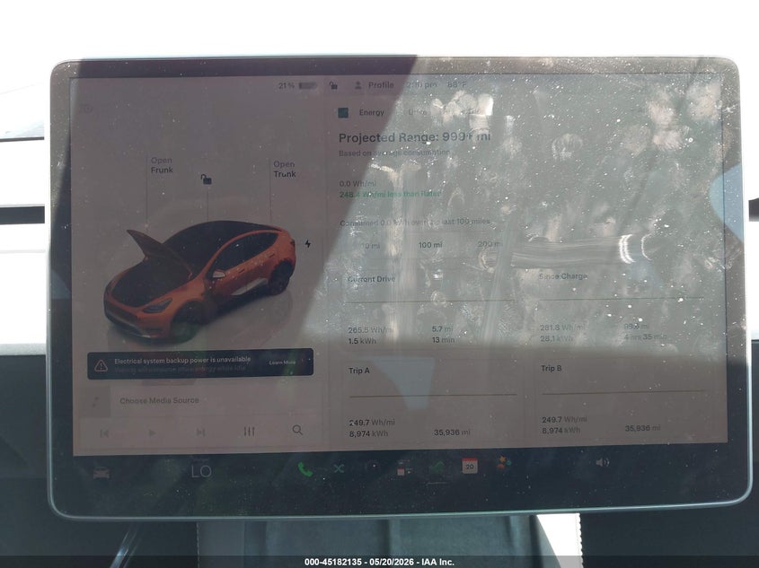 2024 Tesla Model y VIN 7SAYGDED8RF106294 IAAI salvage auction — LEFT FRONT, Salvage (California), sold $10,650 on 2026-07-09 (photo 7)