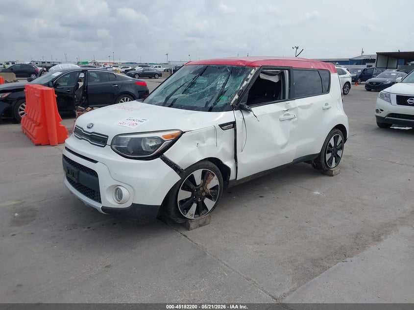 2018 Kia Soul VIN KNDJP3A55J7599742 IAAI salvage auction — ROLLOVER, Salvage (Texas), sold $1,350 on 2026-07-29 (photo 2)