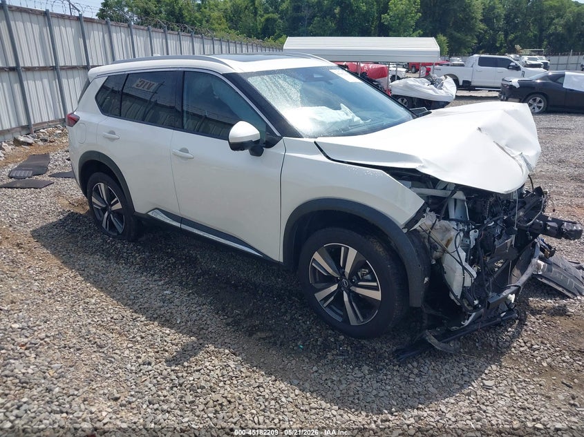 2023 Nissan Rogue VIN JN8BT3DD2PW301864 IAAI salvage auction — LEFT FRONT, Salvage (Georgia), sold $3,575 on 2026-07-27 (photo 1)