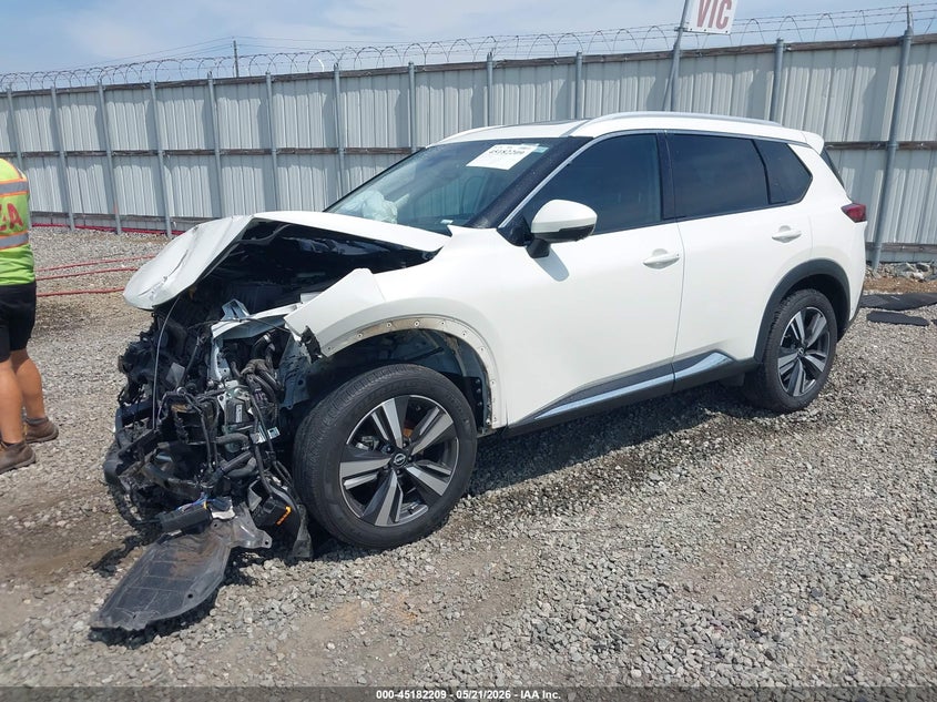 2023 Nissan Rogue VIN JN8BT3DD2PW301864 IAAI salvage auction — LEFT FRONT, Salvage (Georgia), sold $3,575 on 2026-07-27 (photo 2)