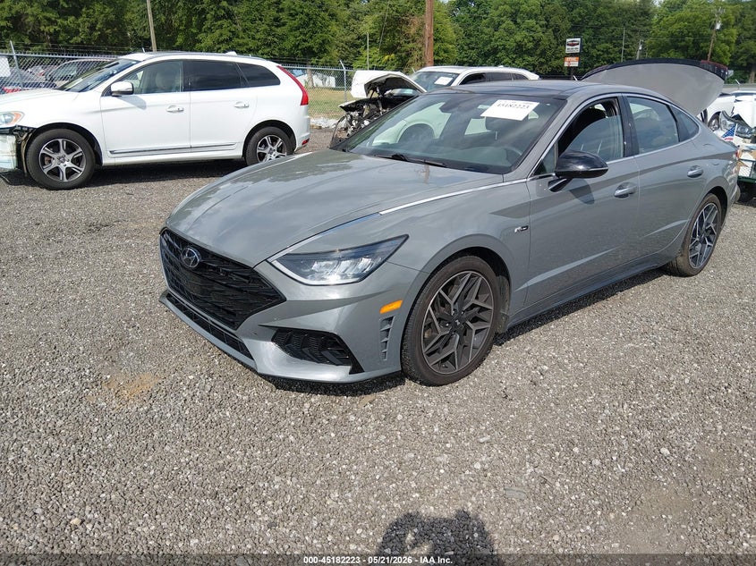2023 Hyundai Sonata VIN KMHL14JC4PA256703 IAAI salvage auction — REAR END, Salvage (South Carolina), sold $6,600 on 2026-07-14 (photo 2)