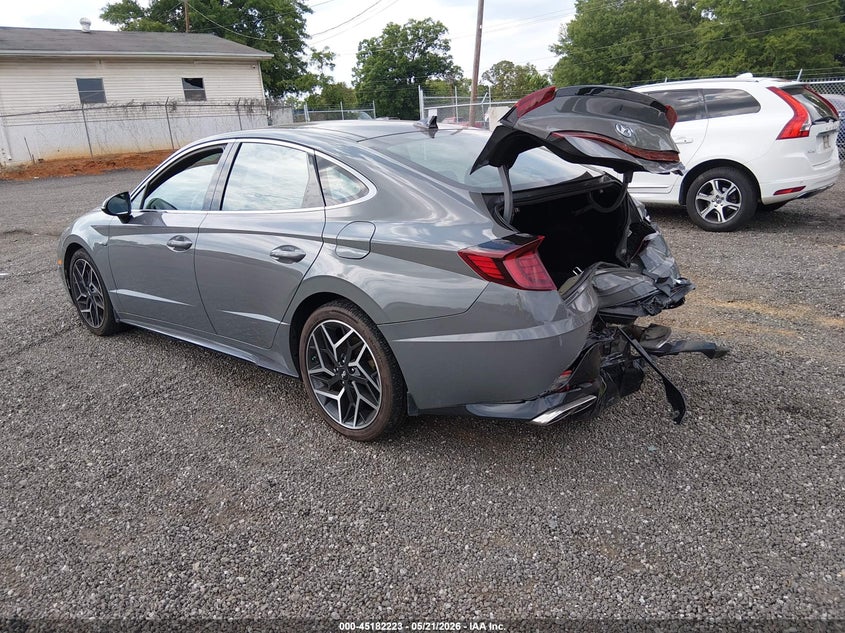 2023 Hyundai Sonata VIN KMHL14JC4PA256703 IAAI salvage auction — REAR END, Salvage (South Carolina), sold $6,600 on 2026-07-14 (photo 3)