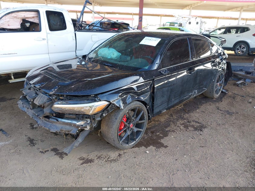 2023 Honda Civic type r VIN JHMFL5G44PX002647 IAAI salvage auction — FRONT & REAR, Salvage (Arizona), sold $8,500 on 2026-07-21 (photo 2)