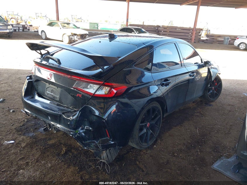 2023 Honda Civic type r VIN JHMFL5G44PX002647 IAAI salvage auction — FRONT & REAR, Salvage (Arizona), sold $8,500 on 2026-07-21 (photo 4)
