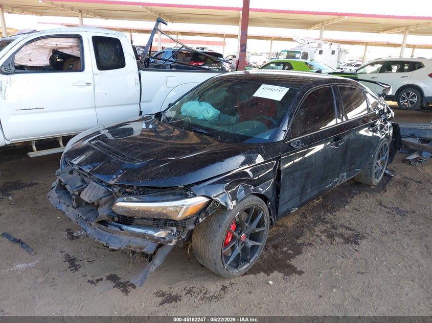 2023 Honda Civic type r VIN JHMFL5G44PX002647 IAAI salvage auction — FRONT & REAR, Salvage (Arizona), sold $8,500 on 2026-07-21 (photo 6)