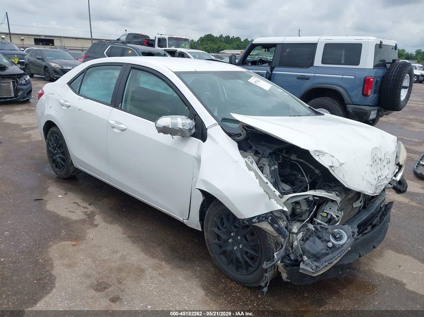 2016 Toyota Corolla VIN 5YFBURHE5GP566205 IAAI salvage auction — FRONT END, Salvage (Texas), sold $950 on 2026-07-15 (photo 1)