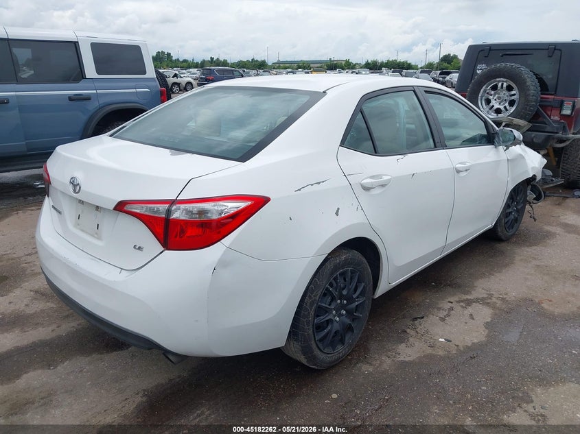 2016 Toyota Corolla VIN 5YFBURHE5GP566205 IAAI salvage auction — FRONT END, Salvage (Texas), sold $950 on 2026-07-15 (photo 4)