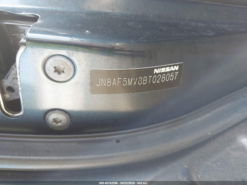 2011 Nissan Juke VIN JN8AF5MV8BT028057 IAAI salvage auction — FRONT END, Bill Of Sale (Washington), sold $375 on 2026-07-14 (photo 9)