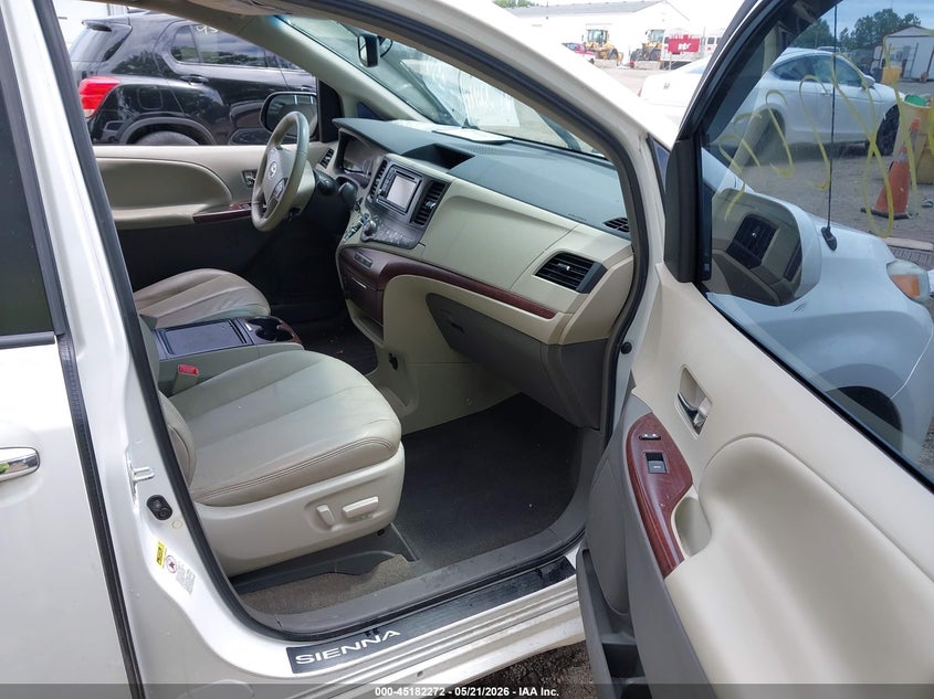 2013 Toyota Sienna VIN 5TDYK3DC7DS365992 IAAI salvage auction — WATER/FLOOD, Salvage (Indiana), sold $2,625 on 2026-07-08 (photo 5)