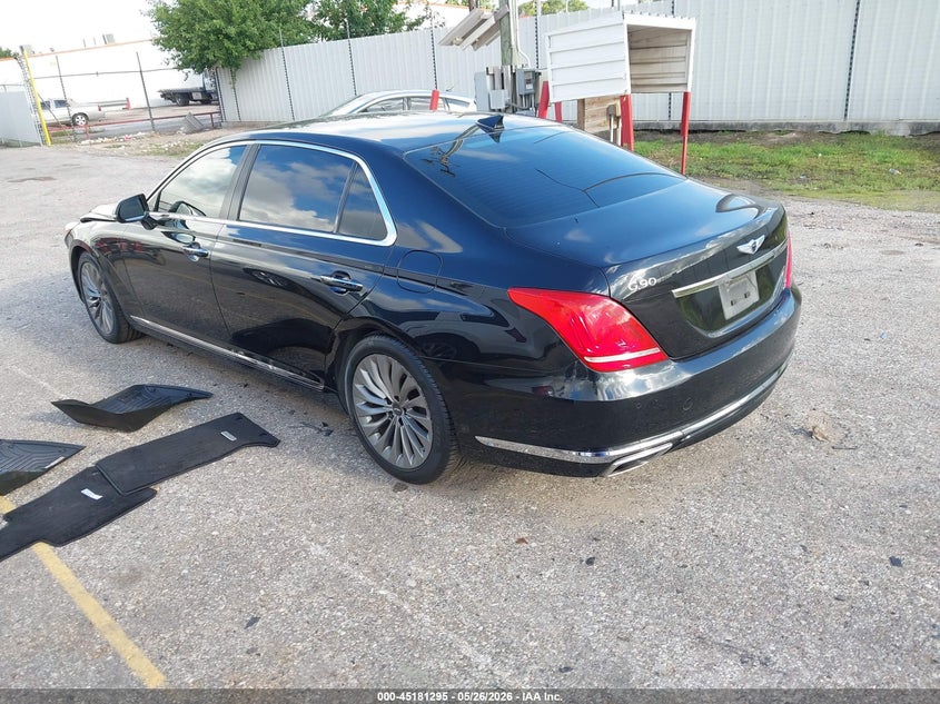 2018 Genesis G90 VIN KMHG54JH8JU040943 IAAI salvage auction — FRONT END, Original (Texas), sold $3,150 on 2026-07-29 (photo 3)