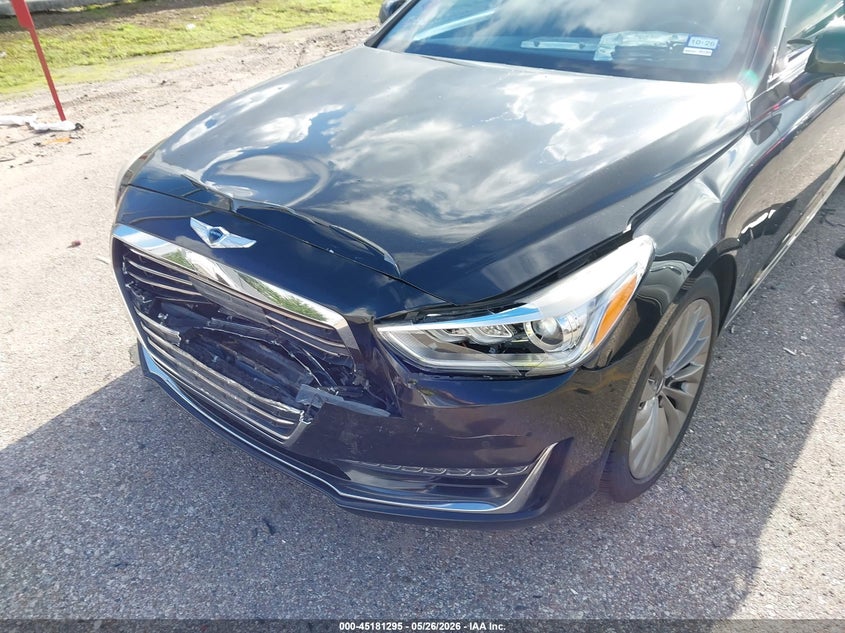 2018 Genesis G90 VIN KMHG54JH8JU040943 IAAI salvage auction — FRONT END, Original (Texas), sold $3,150 on 2026-07-29 (photo 6)