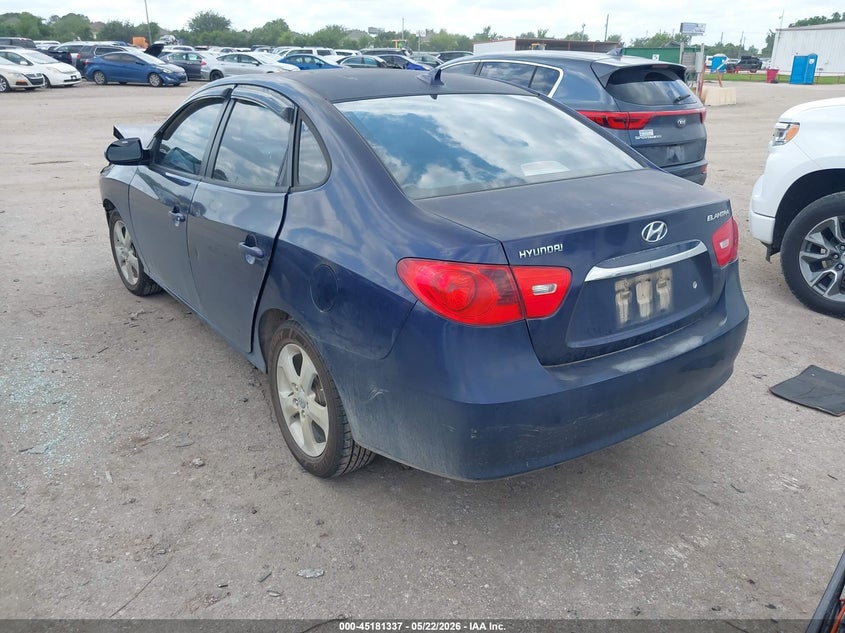 2010 Hyundai Elantra VIN KMHDU4AD5AU022905 IAAI salvage auction — FRONT END, Salvage (Texas), sold $350 on 2026-07-15 (photo 3)