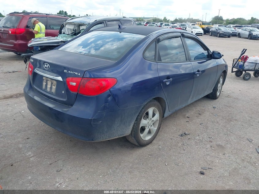2010 Hyundai Elantra VIN KMHDU4AD5AU022905 IAAI salvage auction — FRONT END, Salvage (Texas), sold $350 on 2026-07-15 (photo 4)